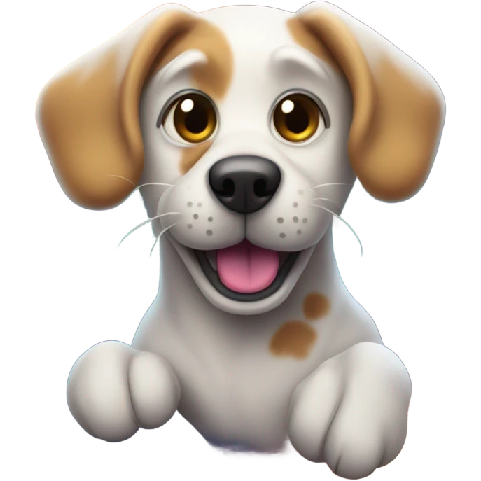 Dog simulate a new Universe  emoji