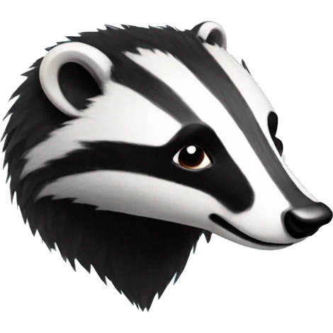 Trippy badger emoji