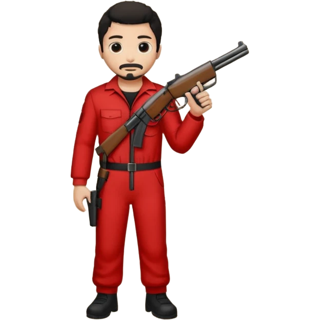 Tokyo in the la casa de papel TV show emoji