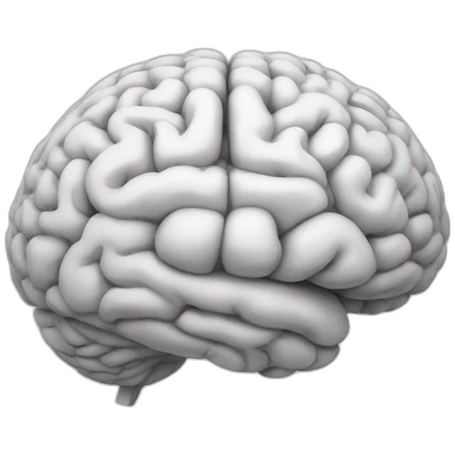 WHITE BRAIN emoji