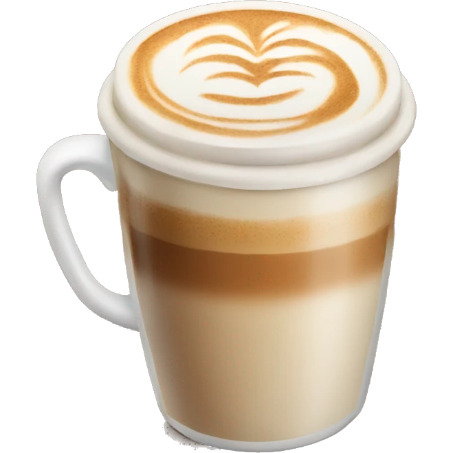A beautiful coffee latte  emoji