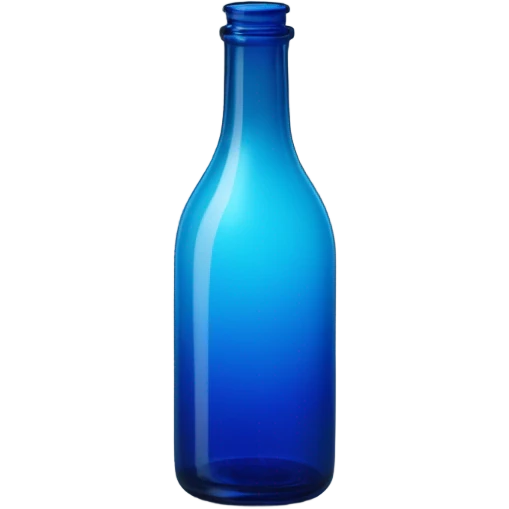 Blue bottle emoji
