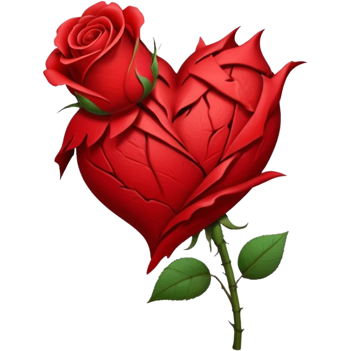 Put The 💔 Emoji And 🥀 Emoji Together In One Image emoji