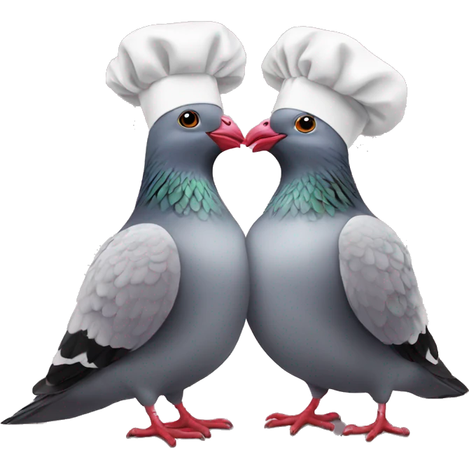 pigeon's chef kiss emoji