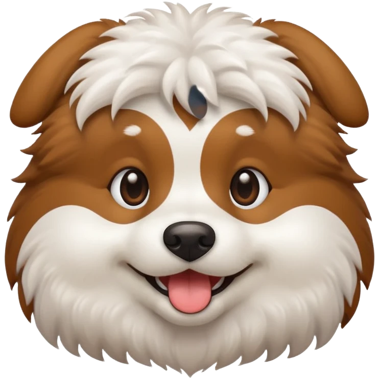 A cute dog emoji