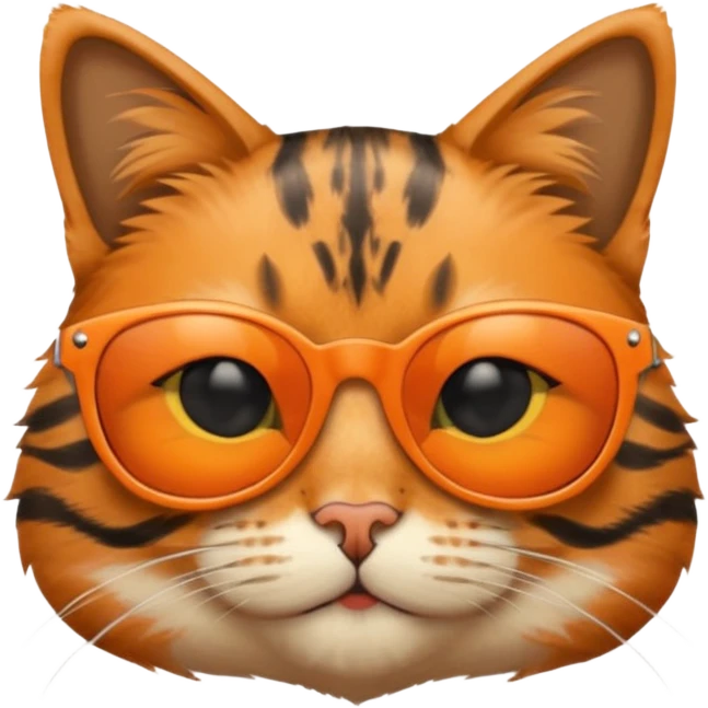 Cat wearing sunglasses emoji