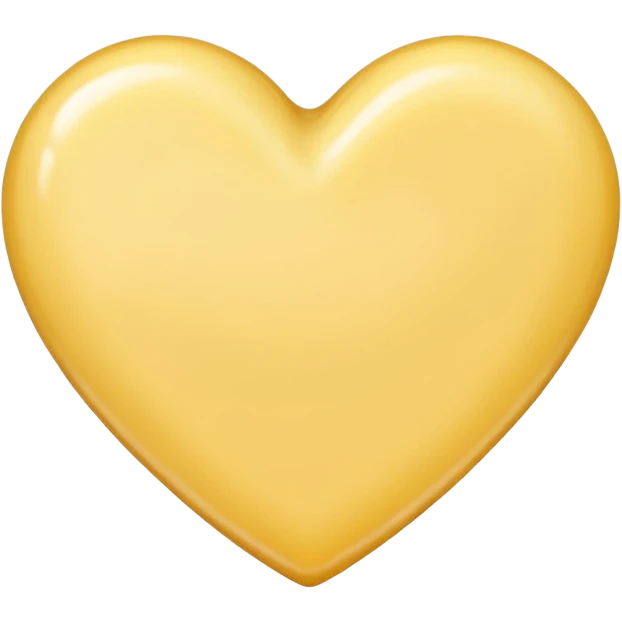 butter coloured heart emoji