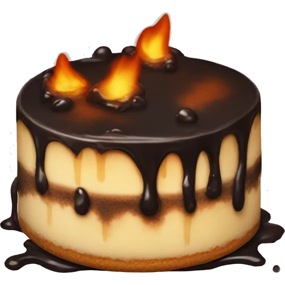 burnt cheesecake emoji