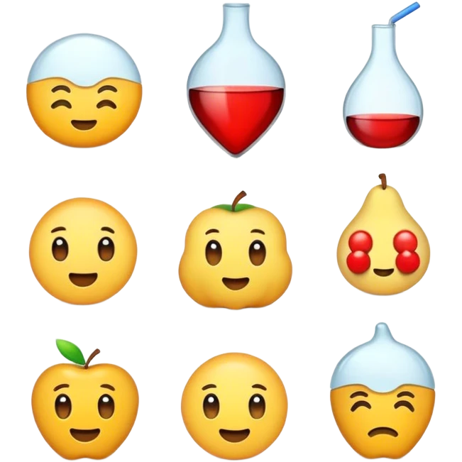 бельгийские вафли с фруктами emoji