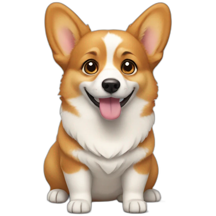 Corgi dog emoji