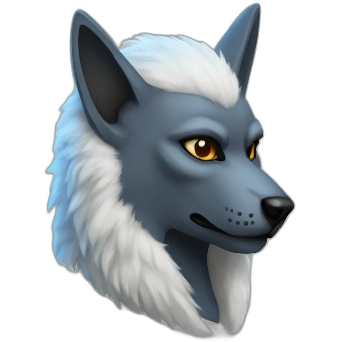Furry protogen emoji