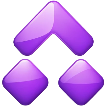 Purple X emoji