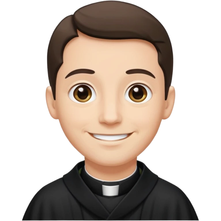 The priest presiding over the wedding emoji