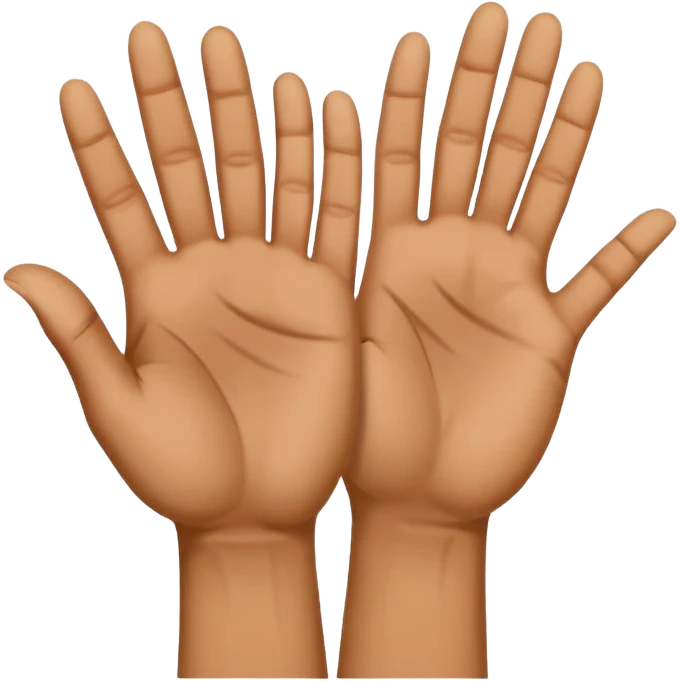 Two hands yeeting like how jey USO does  emoji