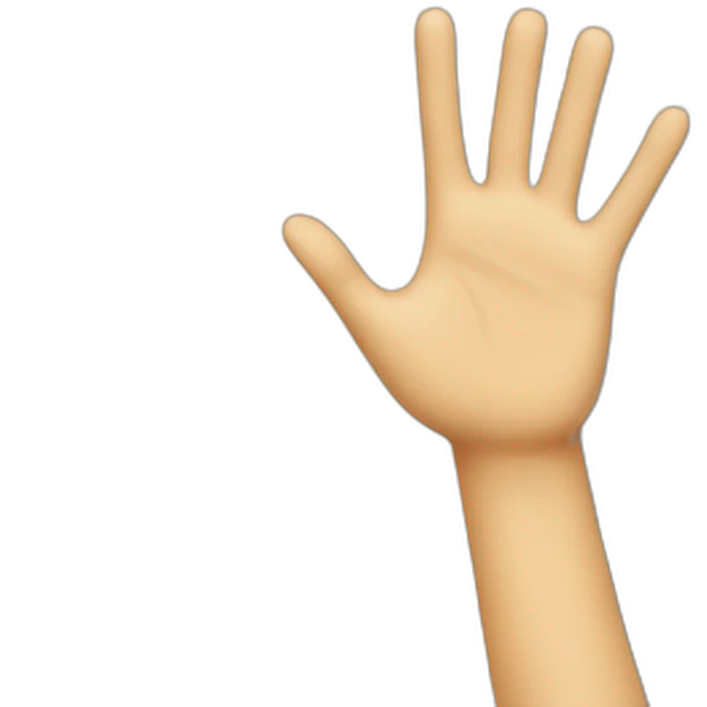 self high five emoji