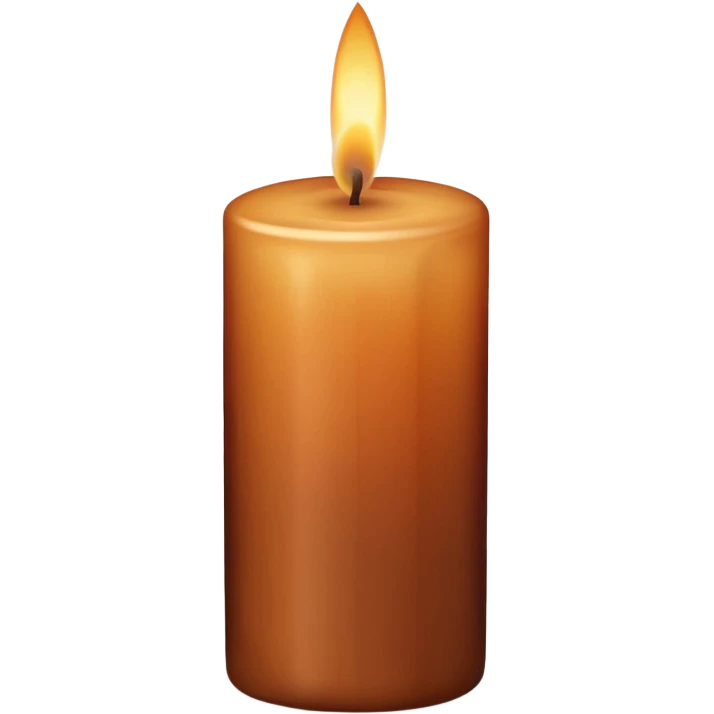 brown candle emoji