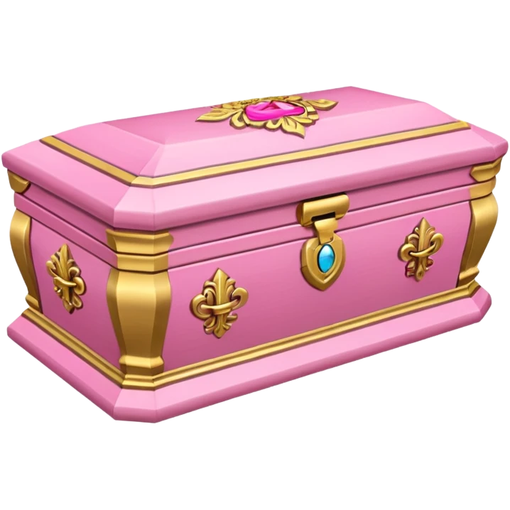 Pink casket emoji