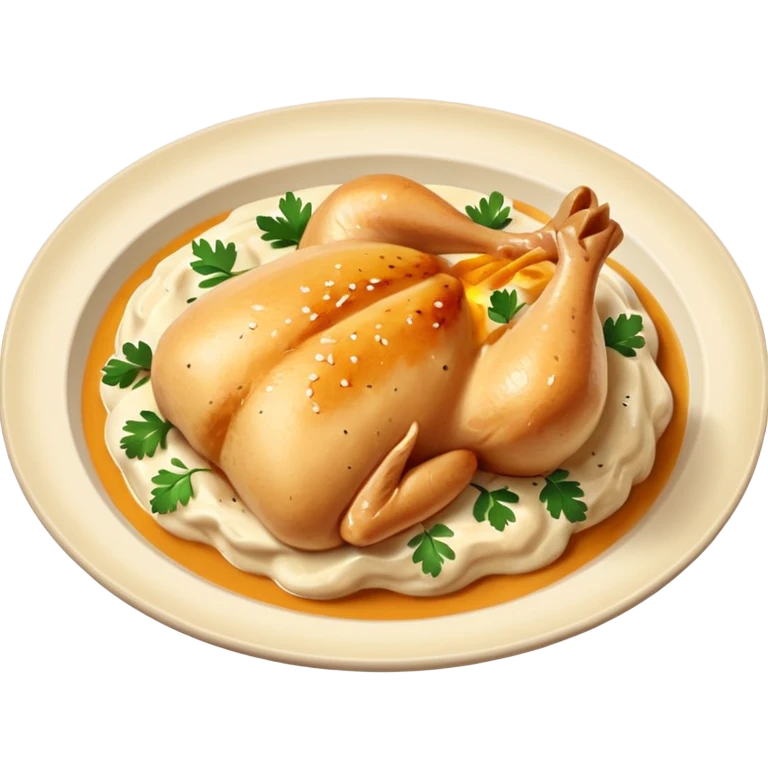 Creamy chicken  emoji