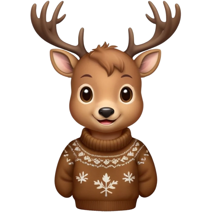 Cute deer is wearing ralph Lauren  emoji
