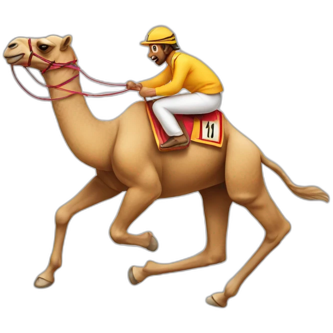 camel racing emoji