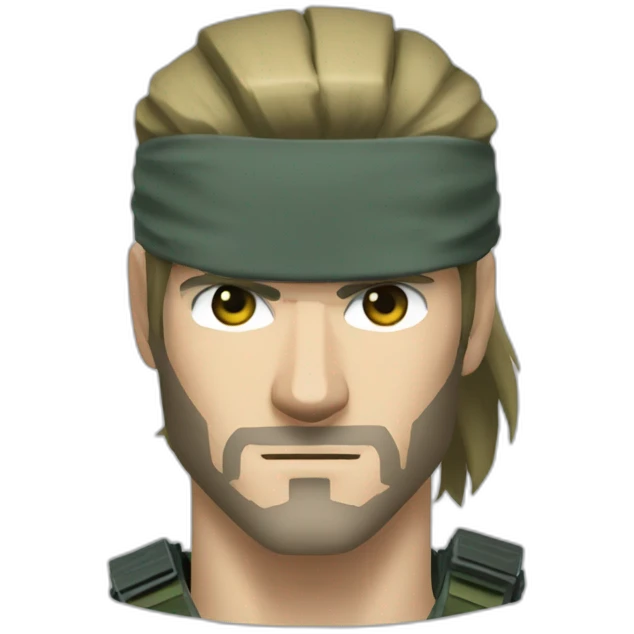 Metal gear solid snake emoji