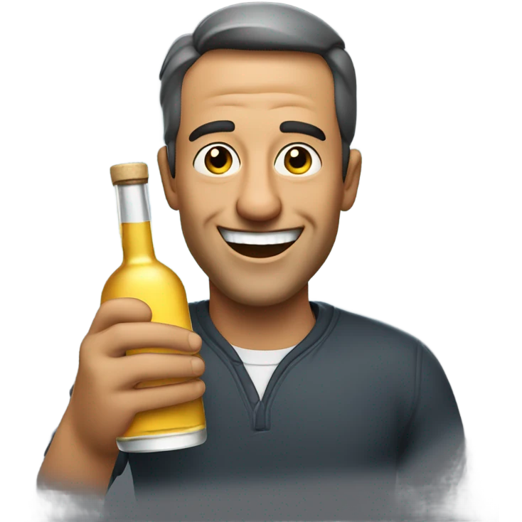 Dad drinking tequila emoji