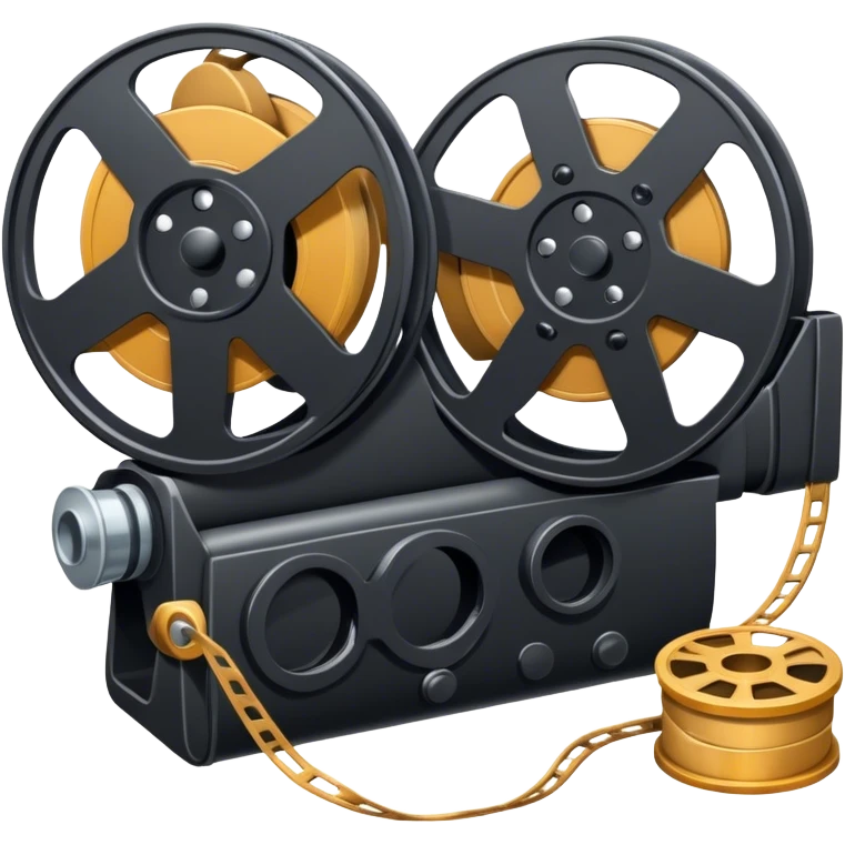 Film reel with shit reels emoji