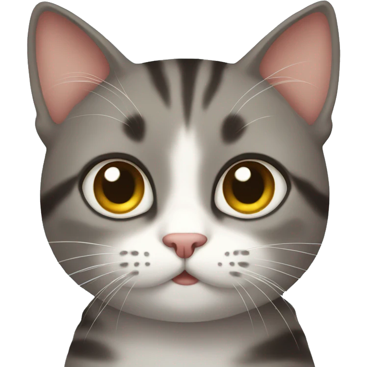 Cat with 😍 emoji