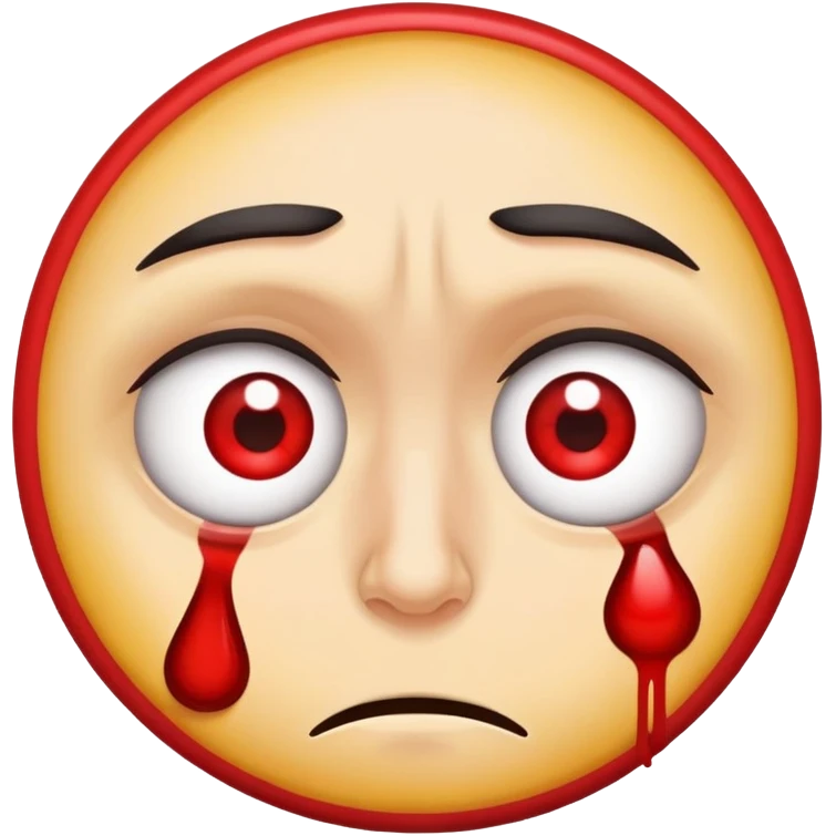 Tired eyes  emoji