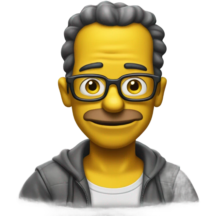 me but in simpsons style  emoji