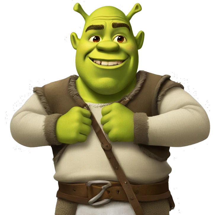 Shrek and donkey emoji