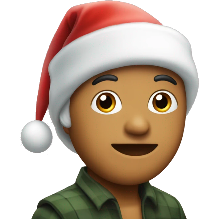 Pitufo navideño emoji