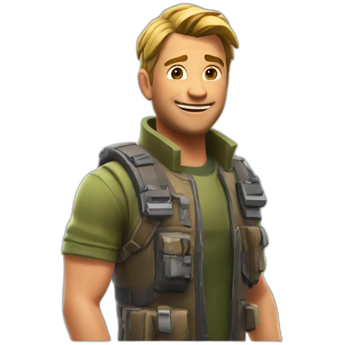 Une télé avec fortnite dessu  emoji