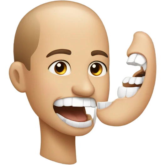 Mewing emoji