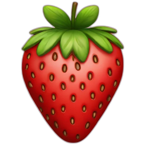 Strawberry with chocolate  emoji