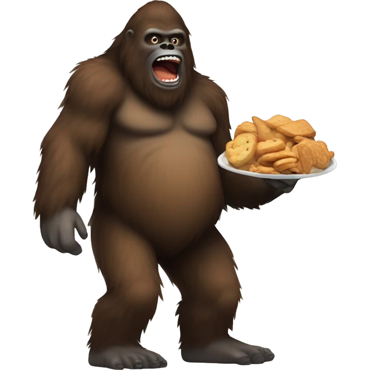 bigfoot getting snacks emoji