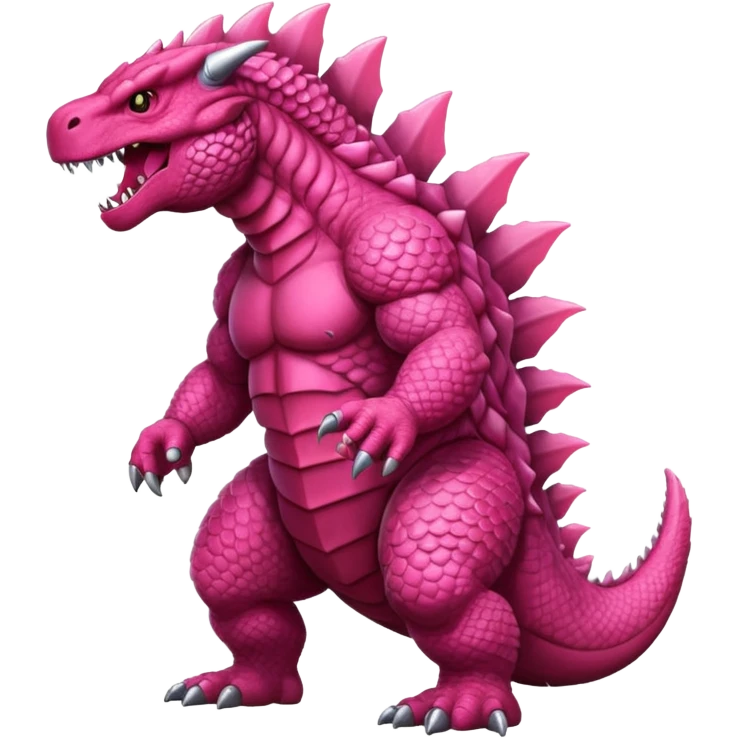 pink godzilla emoji