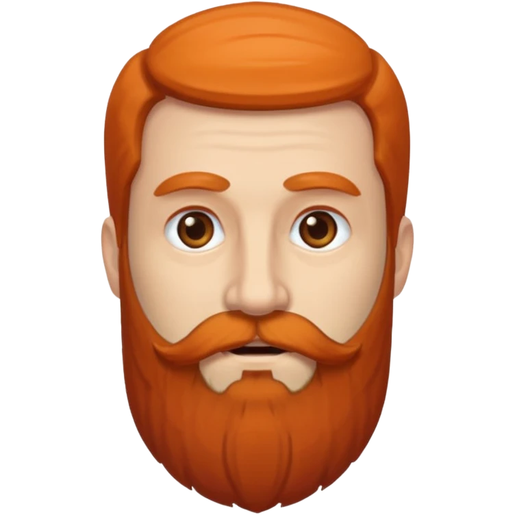 Really long beard emoji