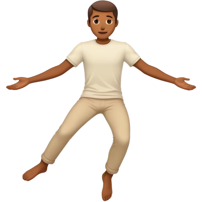 Person levitatin emoji