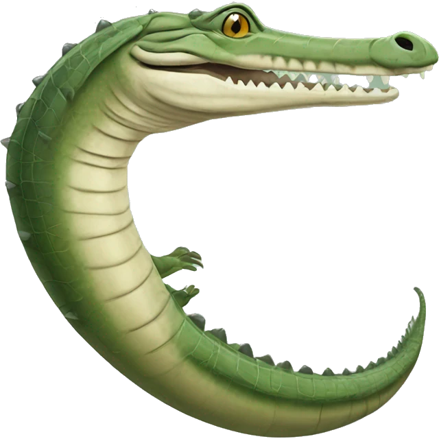 Indian Gharial emoji
