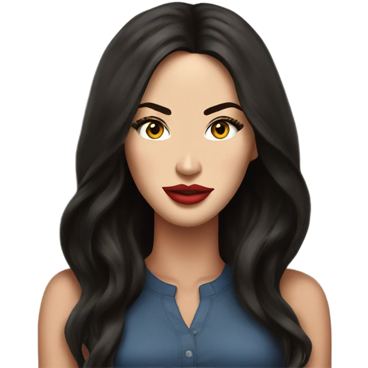 20 foot tall Megan Fox emoji