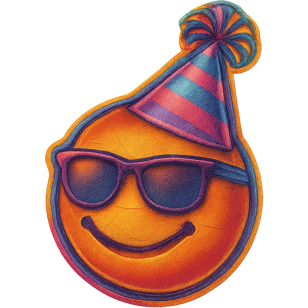 party hat emoji