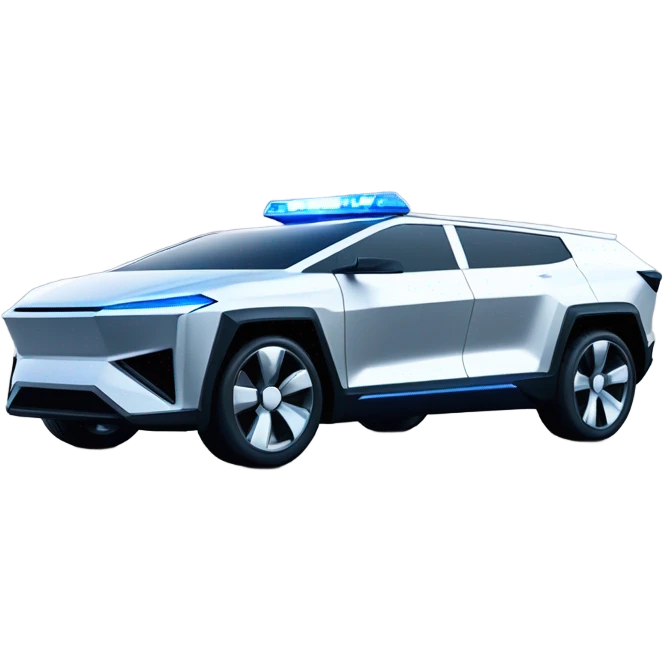 cybertruck police car emoji