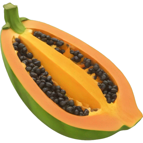 papaya emoji