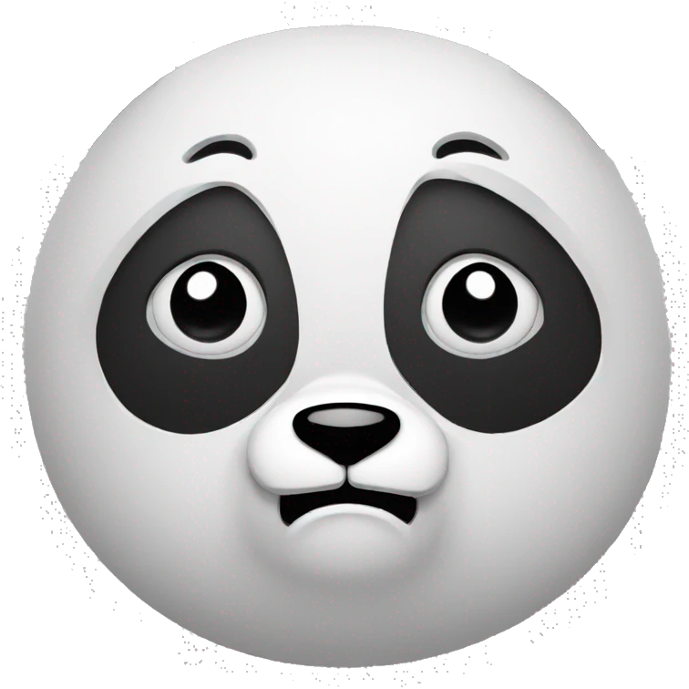 Panda angry emoji