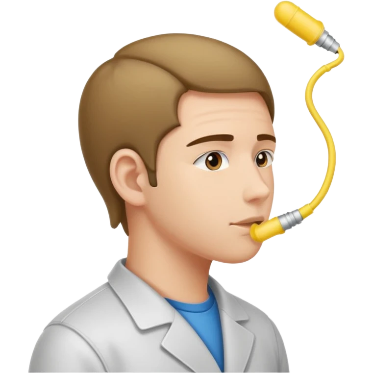 Quiet as a mouse with ear plugs emoji