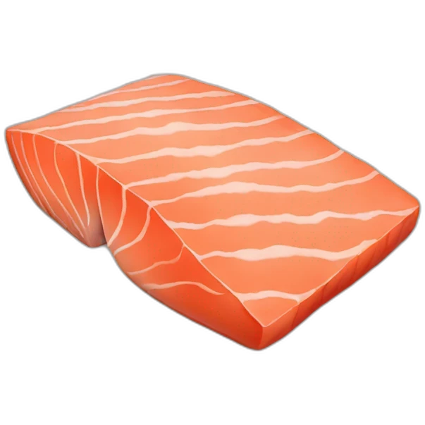 Salmon meat emoji