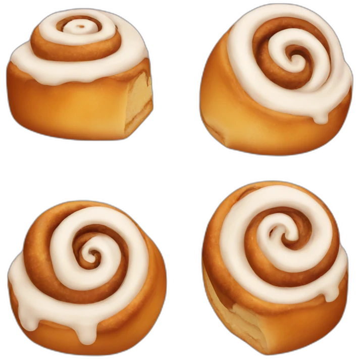 sad cinnamon bun emoji