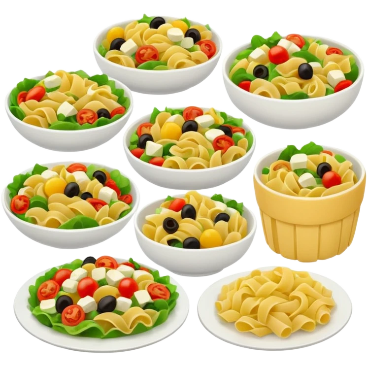 massas e saladas emoji