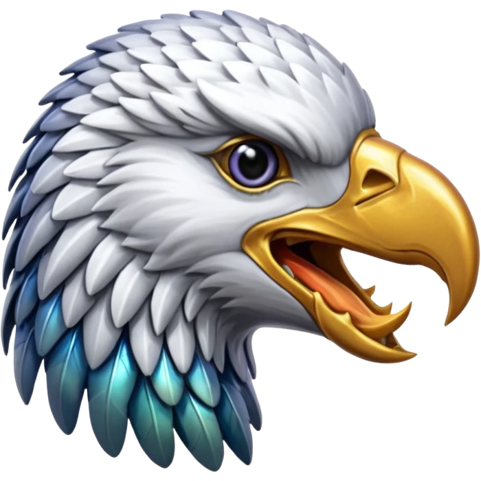 Silver Elder Scrolls Online eagle eating its tail Ouroboro emoji